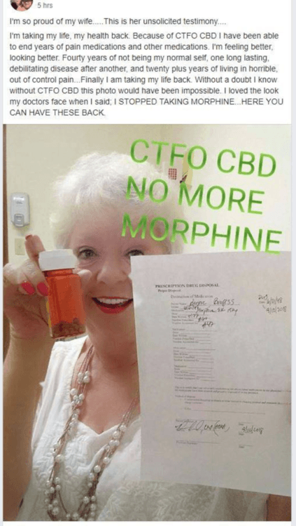 CBD Oil Testimonial About Cancer